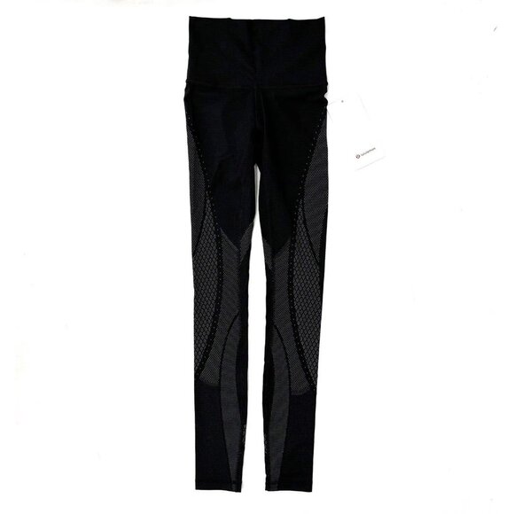 Lululemon Mapped Out High-Rise Tight 28” in Black/Glacier Gray, Size 4. - Picture 1 of 4